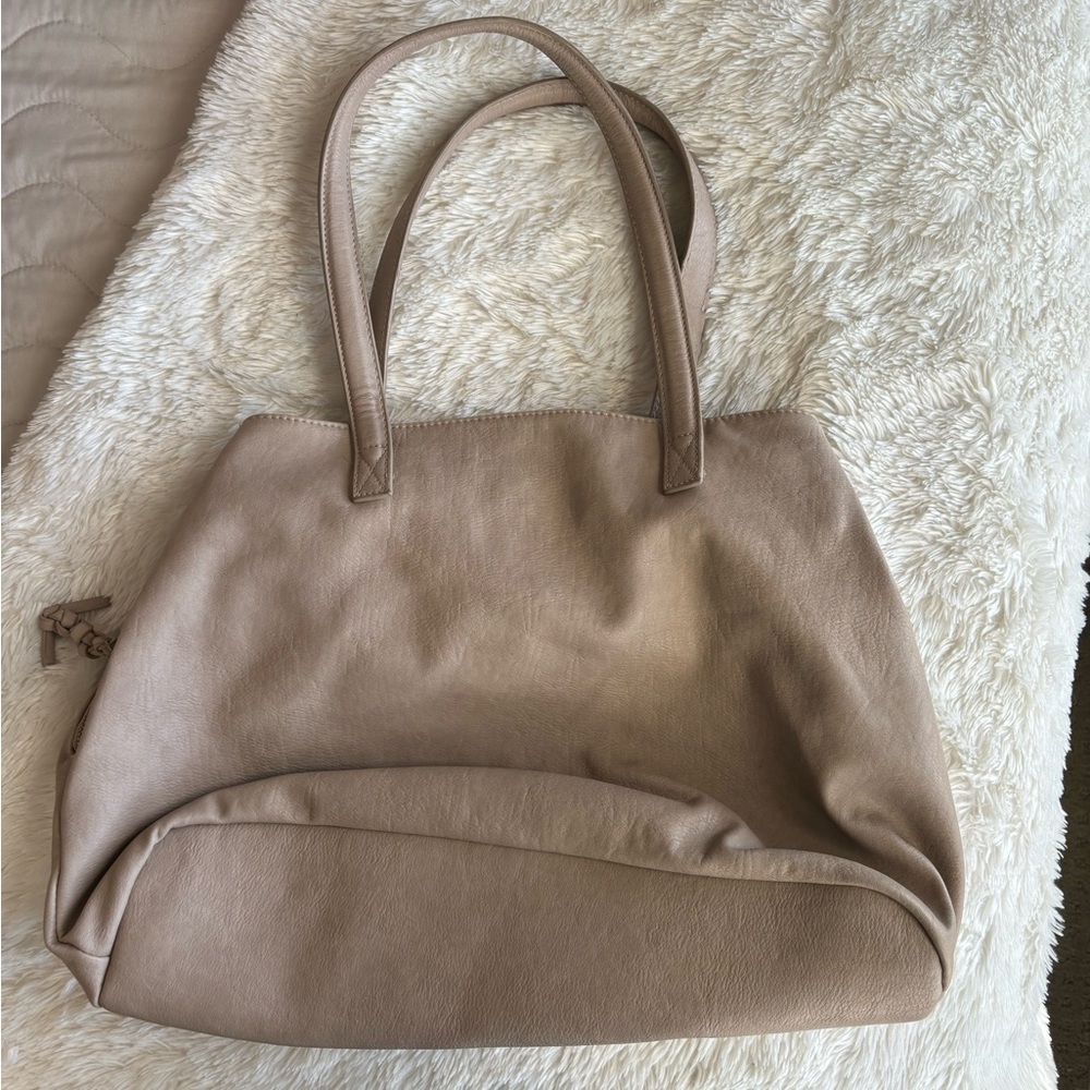 ANTIK KRAFT Large Tan Shoulder Bag